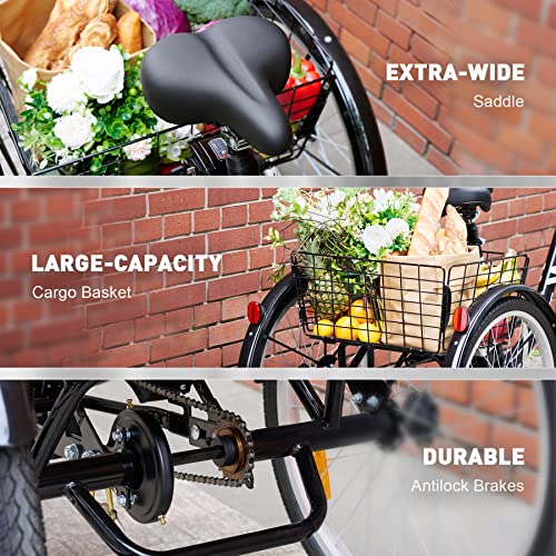 Viribus Electric Tricycle: Three Wheel eBike for Adults