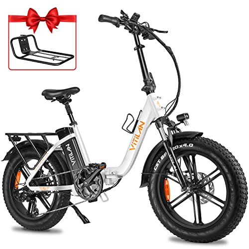 VITILAN U7 750W Folding eBike, 20'' Fat Tire