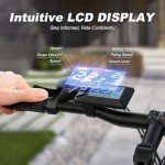 VARUN Electric Bike for Adults 500W (Peak 750W) Electric Mountain Bike, 45 Miles 20 MPH E Bike with 48V Removable Battery, 26" Tires and Front Fork Suspension