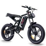 Windone E2 Electric Bike for Adults, Full Suspension, 48V13Ah Removable Battery, Up to 28MPH & 46.6 Miles (PAS), 750W Ebike with All-Terrain 4.0" Fat Tires, Cruise Control, UL Certified, Moped E-Bike