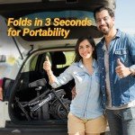 MAXSHOT 14" Electric Bike for Adults with 499.2Wh Removable Battery,28 Miles Range,22Mph Folding Ebike,Electric Bicycles with Front & Rear Suspension for Commuting Outdoor Adventures, Mini E Bikes