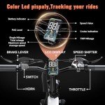 1500W Folding Electric Bike for Adults Full Suspension,52v 20AH Electric Dirt Bike with 20"x 4.0 Fat Tire, Max 30+MPH & 70 Miles Electric Bicycle, Ebike for Snow, Mountains, Road UL Certified