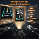 Electric Bike for Adults, 20 inch Fat Tire Ebike with Peak 1500W Motor 48V13Ah Battery Up to 32MPH, 7 Speed Dirt Electric Bicycle with Glasses, Pump, Bicycle Bag (K6 1.0-Upgraded)