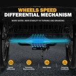 Qlife Triker Electric Bike, Peak 750W Brushless Motor Folding Trike Ebike, 468Wh Removable Battery, Step-Thru 3 Wheel Electric Bicycle, Up to 50 Miles, 20 Tire Tricycle for Adults Grey