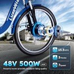 RegalRider Electric Tricycle for Adults, Shimano 7-Speed Electric Trike with 48V 624WH Removable Battery, 70Miles Long Lasting Range in PAS 1, 3 Wheel Electric Bike UL 2272 Certified, 24"