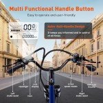 LUXECYCLES Electric Tricycle for Adults, 24" Electric Trike, 7 Speeds 3 Wheel Electric Bikes 350W(Peak 500W) with 48V 13Ah Removable Battery & Removable Large Basket/UL 2272 Certified
