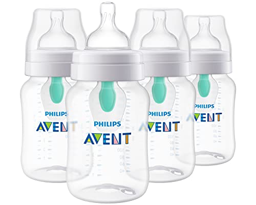 Philips Avent 9oz Anti-Colic Baby Bottles, 4-Pack