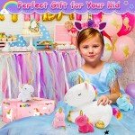 Unicorn Mommy Plush Toy Set for Kids