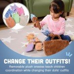 Basket of 6 Soft Multicultural Baby Dolls