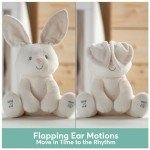 GUND Baby Flora Bunny Singing Plush Toy, 12