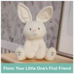 GUND Baby Flora Bunny Singing Plush Toy, 12