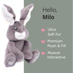 Interactive Dimple Milo Bunny Plush Toy