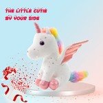 Adorable 8" Unicorn Plush Toy for Kids