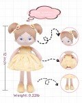 LeyaDoll 12” Soft Baby Doll Toy for Toddlers