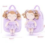 Gloveleya Ballerina Plush Toddler Backpack - 9 inches