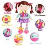 Sugar Snap Montessori Dress-Up Doll for Toddlers