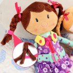 Sugar Snap Montessori Dress-Up Doll for Toddlers