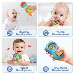 10-Piece Baby Rattle Toy Set for Infants