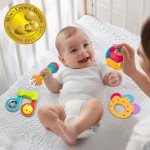 10-Piece Baby Rattle Toy Set for Infants