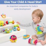 10-Piece Baby Rattle Toy Set for Infants