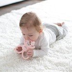 Dr. Brown's Pink Bunny Silicone Baby Teether
