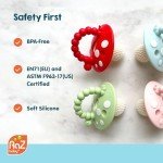 RaZbaby Chompy Teether – Soft Silicone Toy for Babies