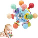 Montessori Sensory Teething Toys for Babies 0-18 Months