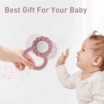 Lion Shape Silicone Rattle Teether for Babies