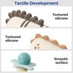 Dinosaur Rattle Shaker Toys for Babies, 2 Pack