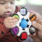 Baby Einstein Curiosity Clutch Sensory Rattle Toy