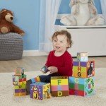 Melissa & Doug 10-Piece Alphabet Stacking Blocks