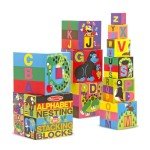 Melissa & Doug 10-Piece Alphabet Stacking Blocks