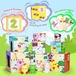 ShyLizard Toddler Farm Animal Stacking & Sorting Toys