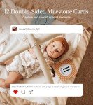 Washable Baby Play Gym with Toys and Milestone Cards