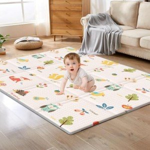 Foldable Waterproof Baby Play Mat - 50x50 Inch
