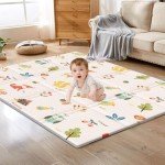 Foldable Waterproof Baby Play Mat - 50x50 Inch