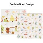 Foldable Waterproof Baby Play Mat - 50x50 Inch