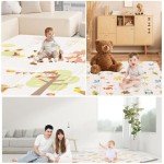 Foldable Waterproof Baby Play Mat - 50x50 Inch