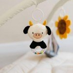 Baby Play Gym and Tummy Time Mat with 5 Toys