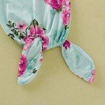 Floral Baby Girls Sleep Gown & Headband Set