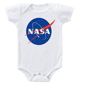 NASA Meatball Logo Baby Bodysuit (0-3 Months)