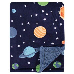 Hudson Baby Solar System Plush Blanket for Babies