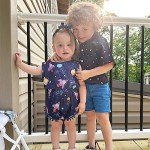 Cute Baby Girls Rompers Set with Headband