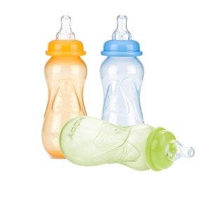Nuby Non-Drip 10oz Bottles, 3-Pack