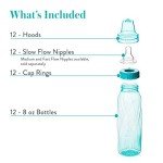 Evenflo Classic Plastic Baby Bottles - 8 Ounce