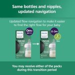 Philips Avent 4-Pack Glass Baby Bottles, 4oz