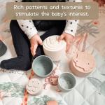 Soft Silicone Baby Stacking Cups (Fine Day)