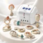 Soft Silicone Baby Teething Toys with Rattles - 10 Pcs