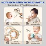 Soft Silicone Baby Teething Toys with Rattles - 10 Pcs