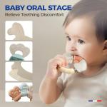 Soft Silicone Baby Teething Toys with Rattles - 10 Pcs